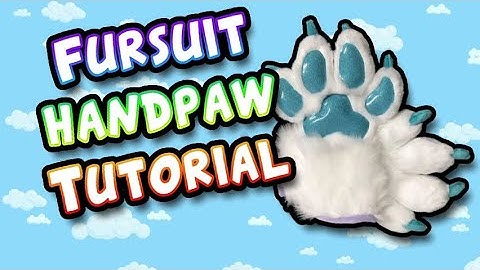 Fursuit Handpaw Tutorial + PATTERN