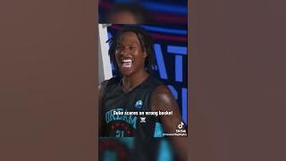 Duke Dennis scores in wrong basket during tournament‼️#amp #shorts #dukedennis #viral