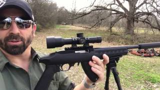 Ruger Charger with SilencerCo Sparrow