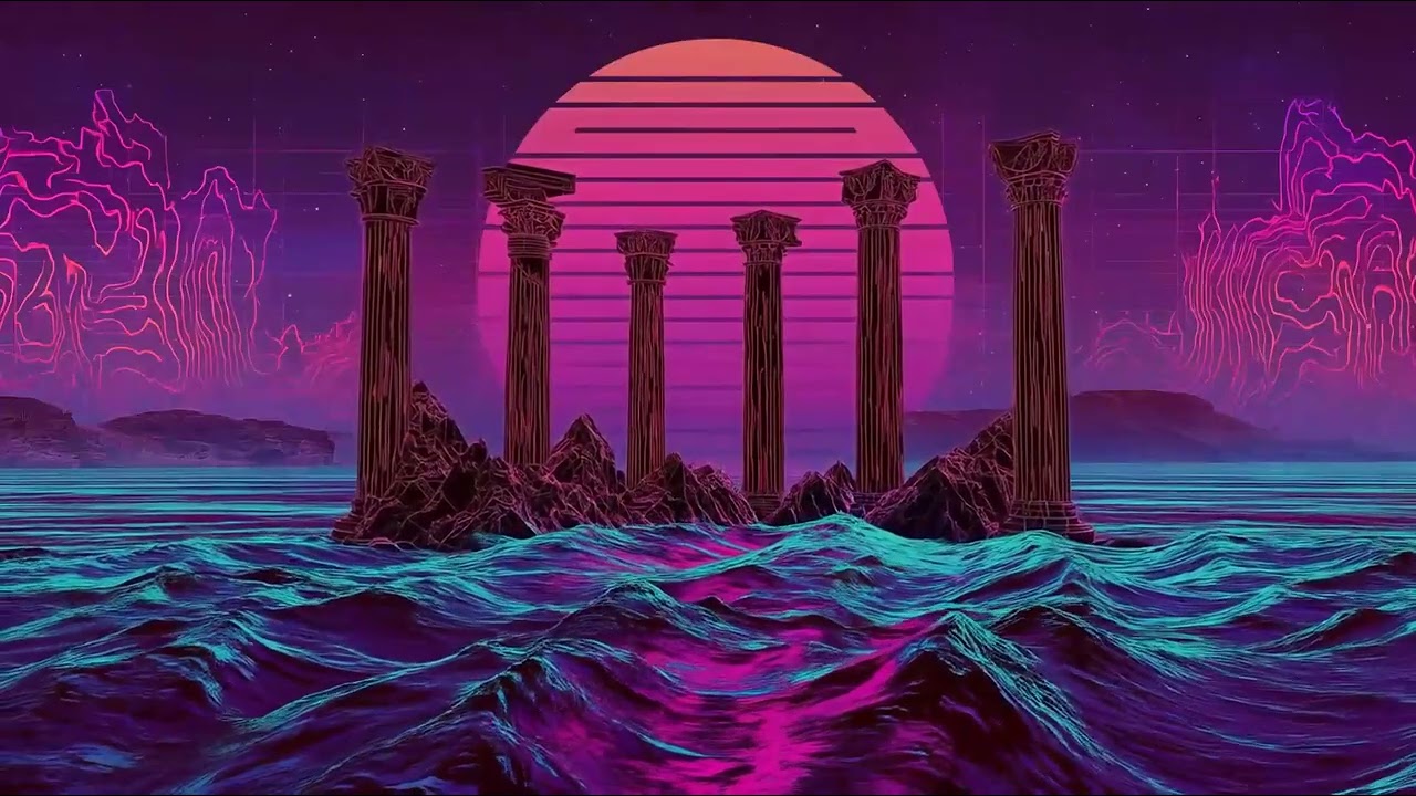 Celestial Echoes: A Mystical Synthwave Journey 🌌
