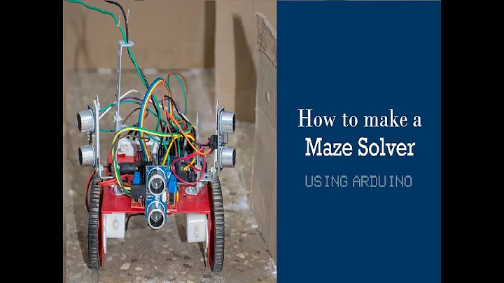 How to make a Self-Learning Maze Solver robot in 5 mins