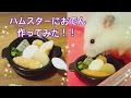 ハムスターにおでん作ってみた♪Making Miniature Oden For Hamster!!