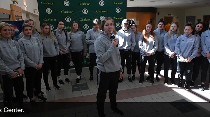 Clarkson Golden Knights Womens Hockey Team Send Off