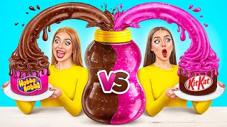 Gumă de Mestecat vs Mâncare cu Ciocolată Provocare | Provocare Nebună Choco DO