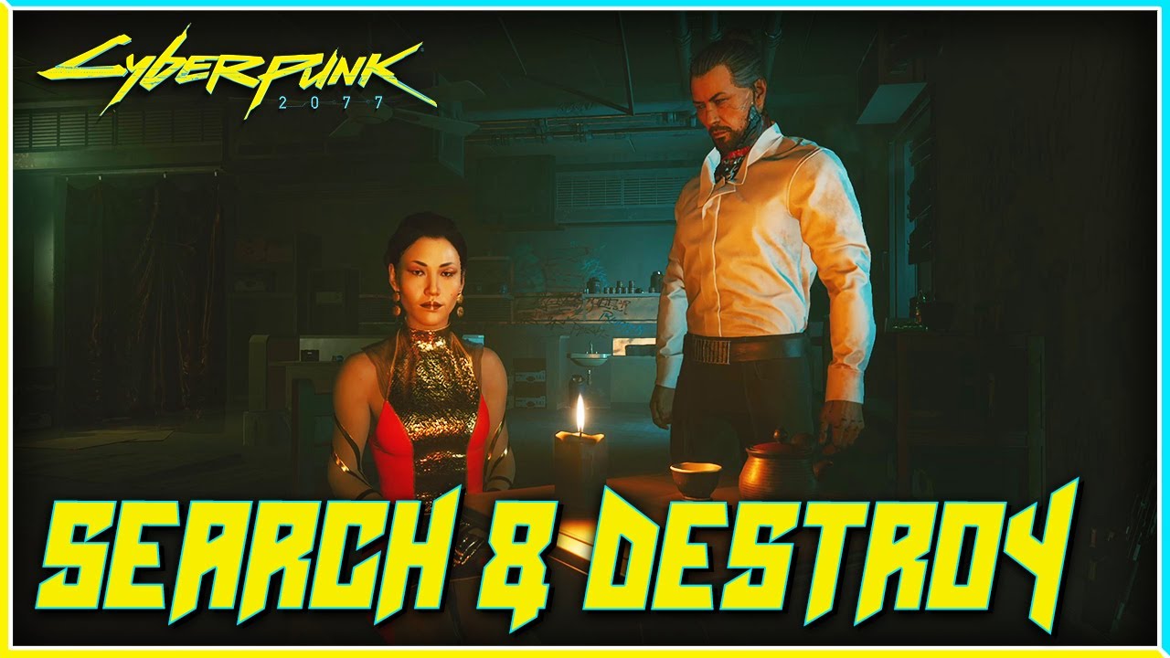 Search and destroy mission full walkthrough in cyberpunk 2077 youtube