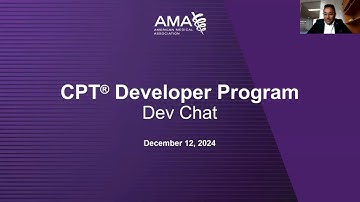 CPT® Dev Chat: December 12, 2024