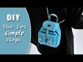 DIY Denim Backpack Making from Cloth at Home 👍Jeans Reuse BAG SEWING