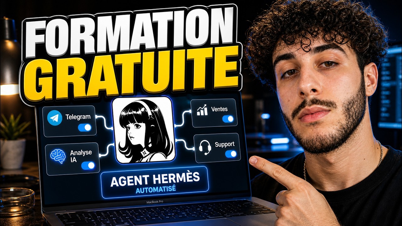 Miniature de la vidéo YouTube Maîtrise Hermès en 39 minutes, le guide complet de l’agent IA Hermès