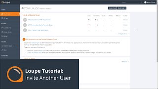 Loupe Server Tutorial - Invite Other Users