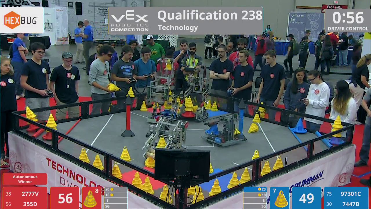 2018 VRC Tech Q238 - 2777V 355D vs 97301C 7447B - 94 to 83