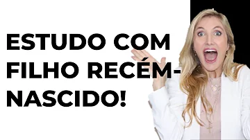 É possível estudar com recém nascido?