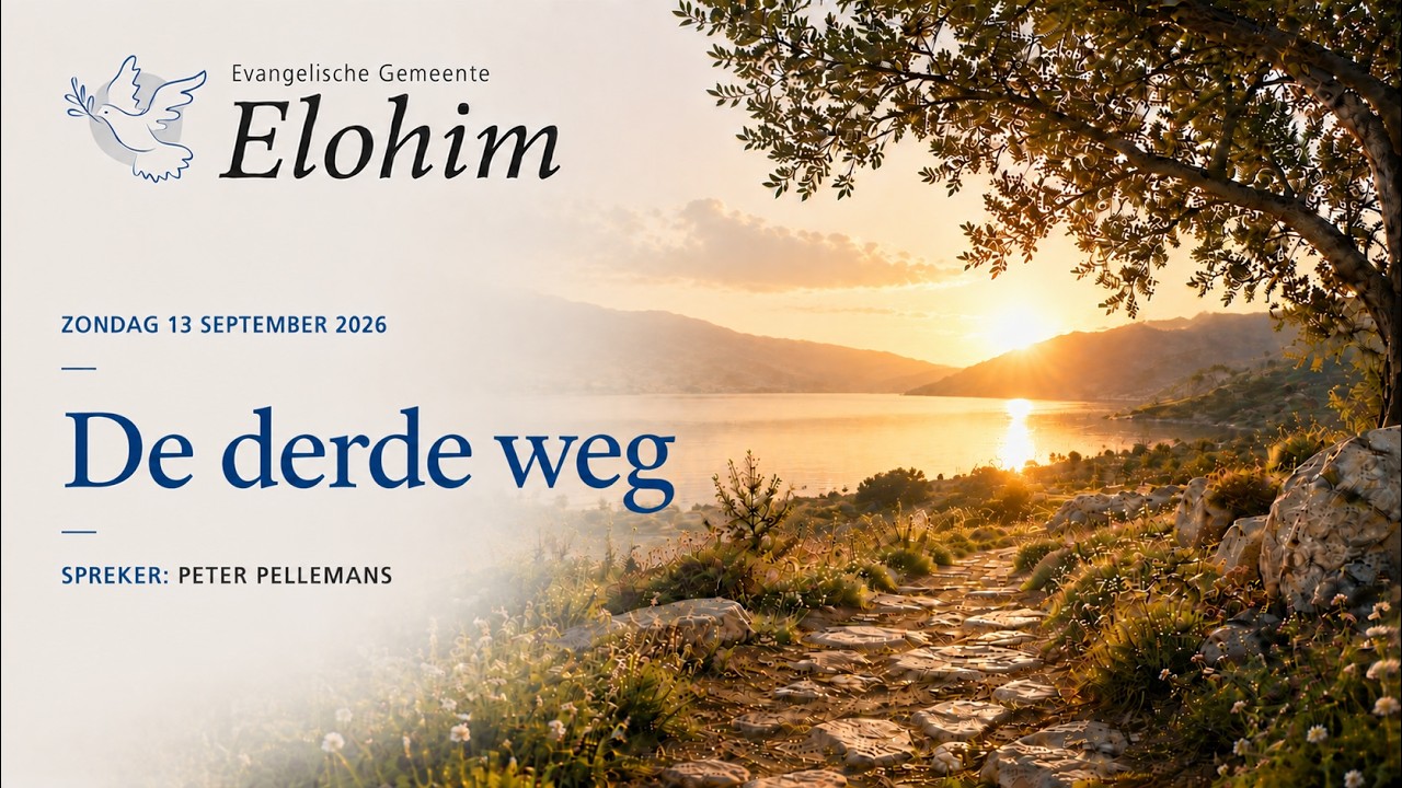 De derde weg - spreker: Peter Pellemans - 13 september 2026