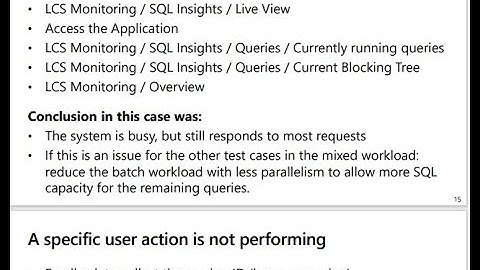 Troubleshoot performance issues in Microsoft Dynamics 365 P4