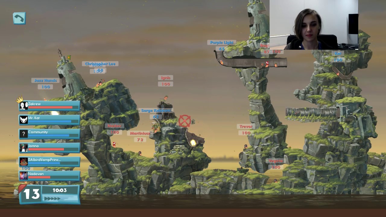 Teamster Thursday - Worms W.M.D - Ellie vs Jonno: The Battle of Epic Fails!