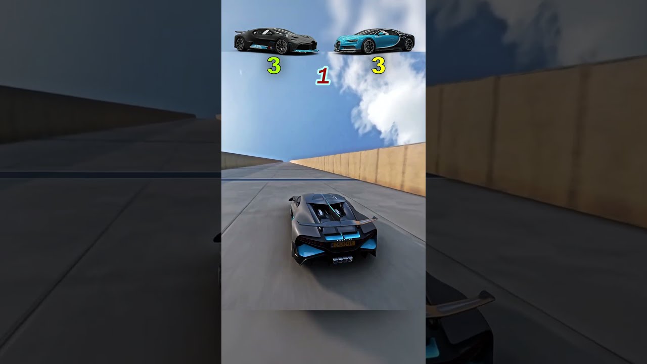 Bugatti Divo Vs Chiron