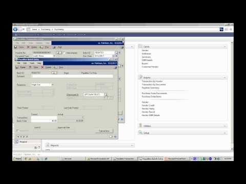 Rebate Tracking in Dynamics GP with Binary Stream