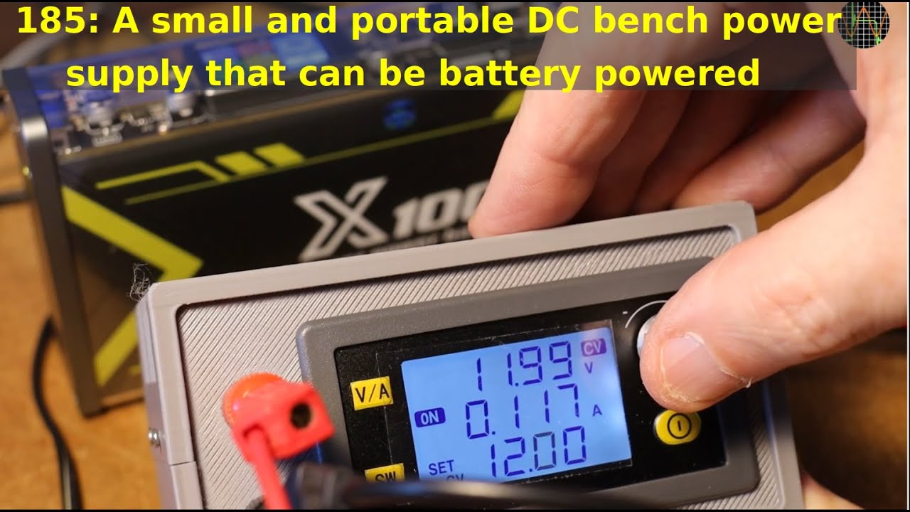 185 - A small and portable DC bench power supply that can be battery  powered.