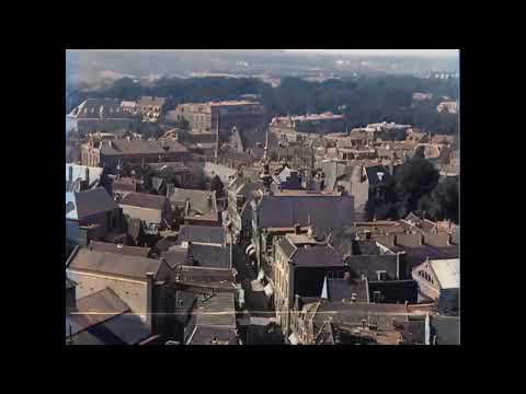 Cityviews of old Haarlem in 1919 in color [Full film, AI enhanced and colorized]