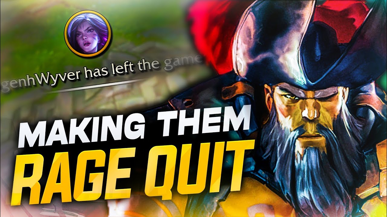 Kai Rage Games I Made Kai'sa Rage Quit After Playing Gangplank ADC... - YouTube