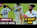 Bowling masterclass  10 wicket haul cricket 22 career mode in hindi  singhgamingworld 86