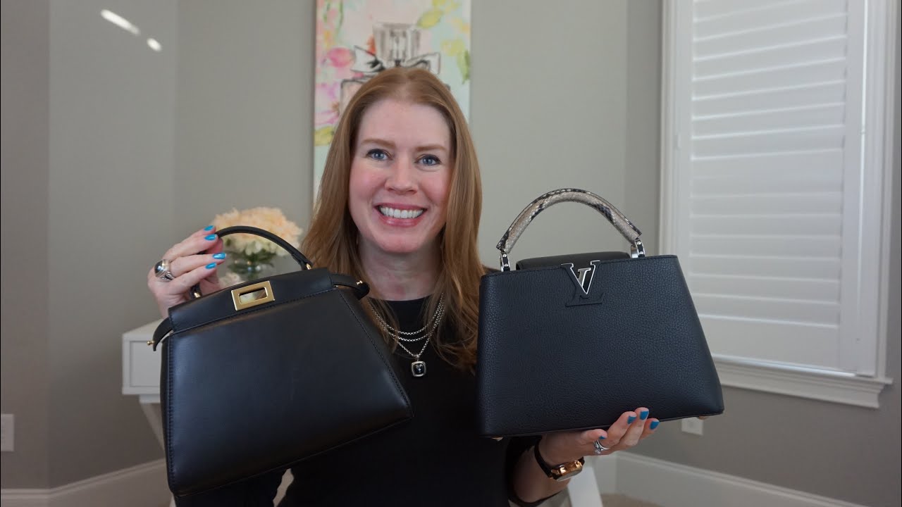 Louis Vuitton Capucines BB VS Fendi Mini Peekaboo!!! - YouTube