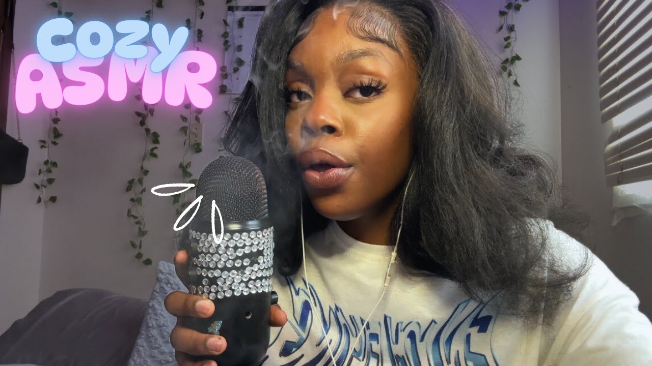 Cozy Up for ASMR Smoke in Bed Tonight💤 + Whispered Ramble on my first YouTube pay check🎀