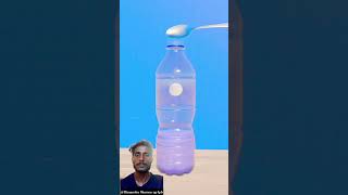 The Secret Bottle Flip Trick!😱(3D Animation in Hindi) #shorts