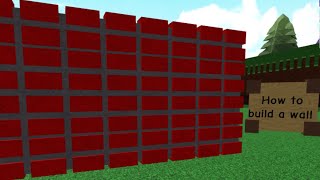 how to build a brick wall