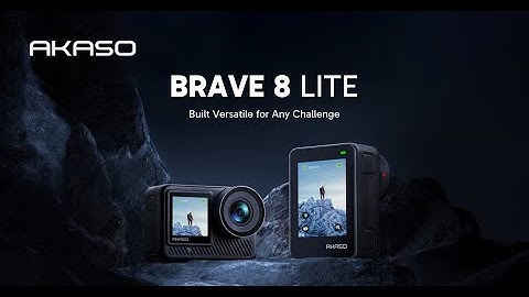 【New Release】AKASO Brave 8 Lite Action Camera - Built Versatile for Any Challenge