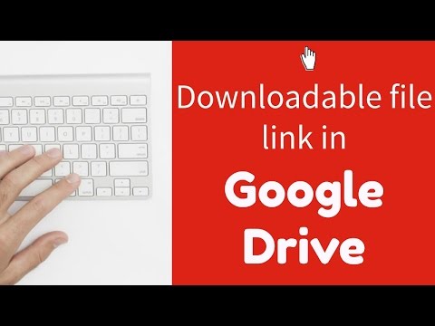 Create downloadable file link in Google Drive