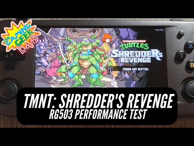 Anbernic RG503 Performance Test - TMNT: Shredder's Revenge (Port