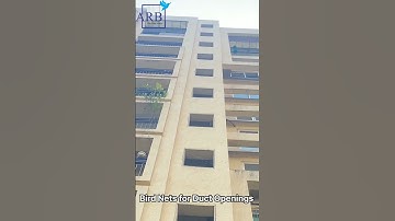 Black Bird Net Duct Area Installation - www.birdnetindia.in / 9082074661