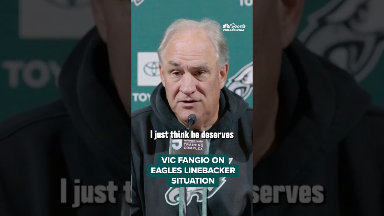 Vic Fangio on Eagles plan to rotate Jihaad Campbell and Jeremiah Trotter Jr. at linebacker