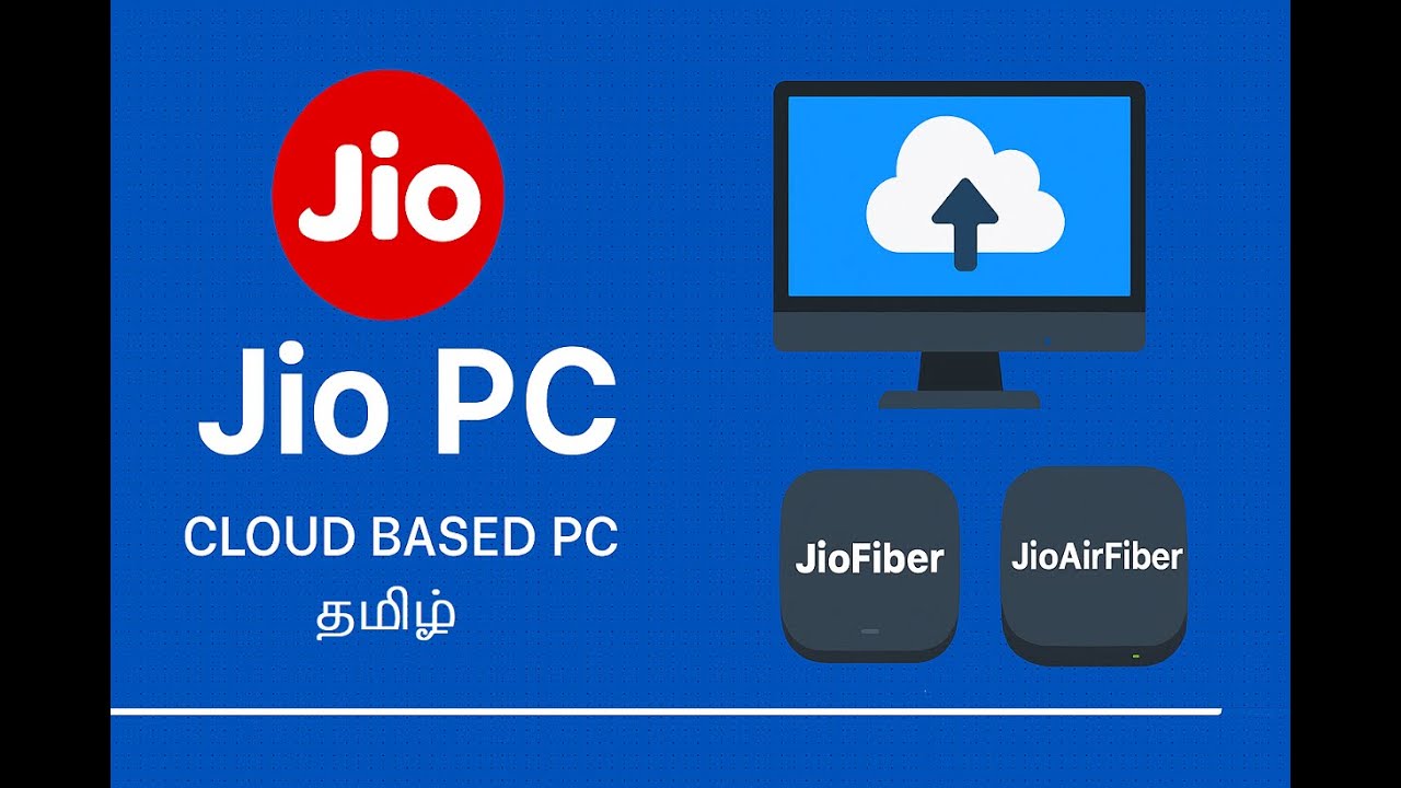 Jio PC Cloud Based PC Jio Fiber And Jio AirFiber For Set Top Box Jio pc cloud based pc jio fiber and jio airfiber for set top box