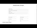 Automotive Bill Of Sale Alabama Automotive Bill Of Sale Alabama