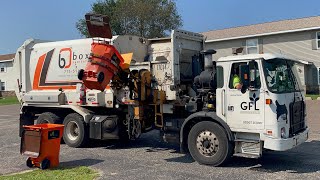 GFL Autocar ACX Split Body Labrie Automizer Garbage Truck