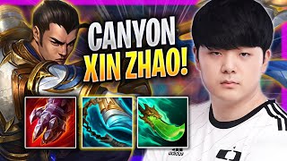 CANYON IS A BEAST WITH XIN ZHAO! - DK Canyon Plays Xin Zhao JUNGLE vs Nidalee! | Bootcamp 2023