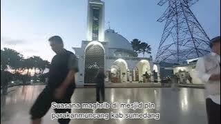 Suasana maghrib di mesjid pln  parakanmuncang kab.sumedang @terusmenebarmanfaat