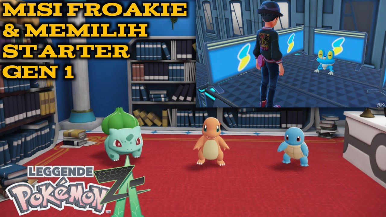 Memilih Starter Pokemon Gen1 & Misi Froakie 🔥Pokemon Legends Z-A  [ KuRo OP ]