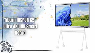 Tiburn INSPUR 65 Ultra 4K Smart Board Review | 4K Touchscreen Collaboration Display!