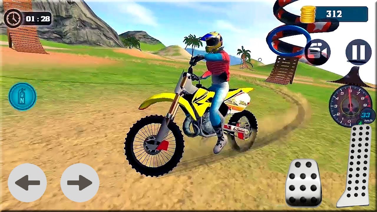 Motocross Beach Game: Bike Stunt Racing - Jogos na Internet