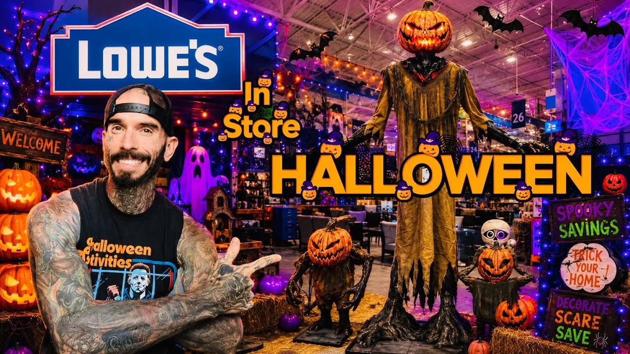 Lowe’s & Target Halloween 🎃 2026 In Store Walkthroughs ! | Animatronics Are Here !!