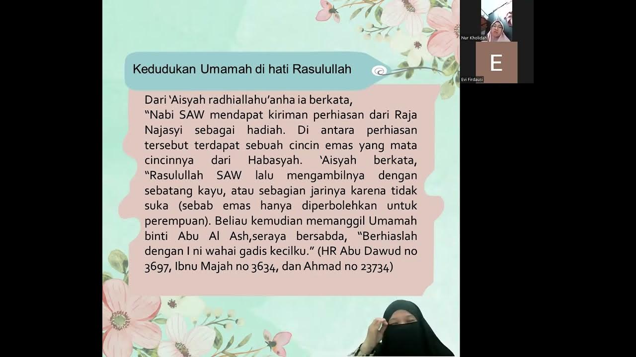 Umamah binti Abul Ash (Cucu Rasulullah) oleh Ummu Rain Umamah binti Abul Ash (Cucu Rasulullah) oleh Ummu Rain
