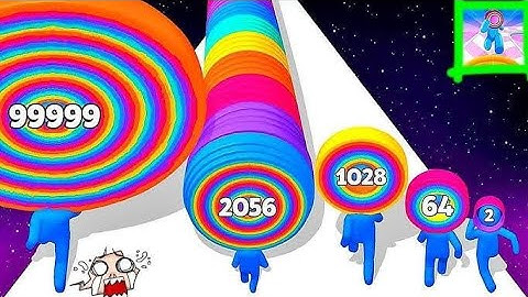 Layer Man 3D _ Walkthrough Level Part 1 (iOS Android) Big Head Men Run