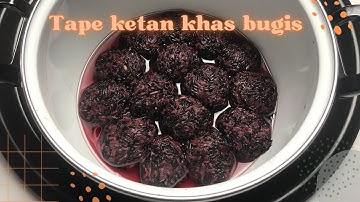 Cara membuat tape ketan hitam manis & anti gagal #tape #tapeketan