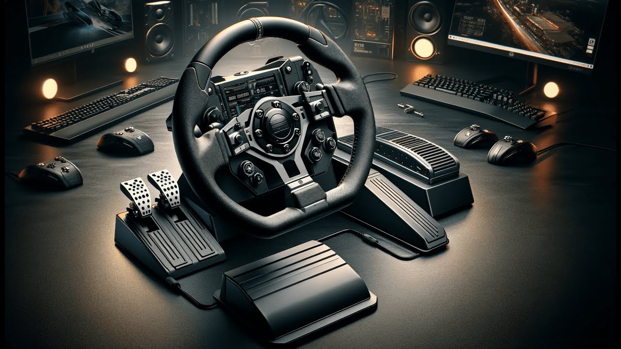 🏎️ PXN V3II Gaming Steering Wheel with Pedal PC Steering Wheel 180 ...