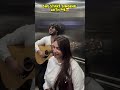 Blind man start singing in lift prank with random girl #singer #singing #random #prank #trend #viral