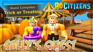 How To Complete New RoCitizens Sally's Halloween Quest! (Free Candy)