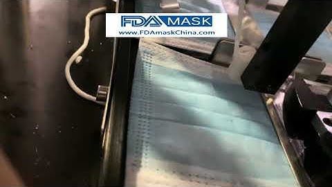 Position adjustment video of mask track width and ultrasonice steel mold on ear loop welding machine