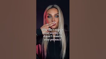 Know Your Worth 👑 Self-Respect Is Key